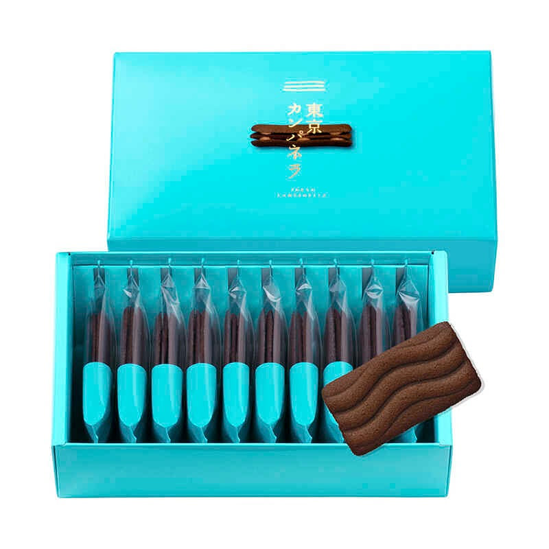 Japan Tokyo Campanella Langue De Chat Chocolate Cookies 10 pieces 1 box