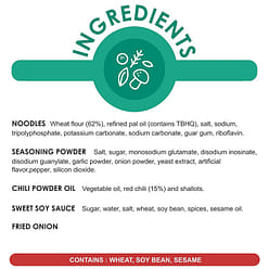 Indomie Mi Goreng Hot & Spicy Instant Noodles 1 count*30 pack