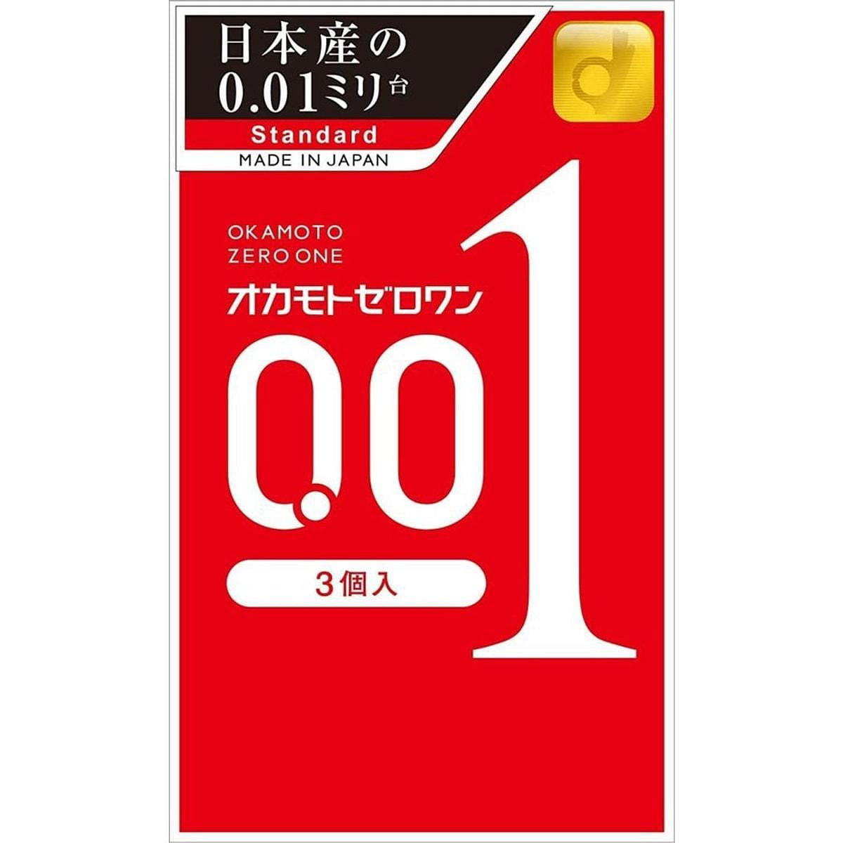 OKAMOTO 0.01 3 Pieces/ 1 케이스