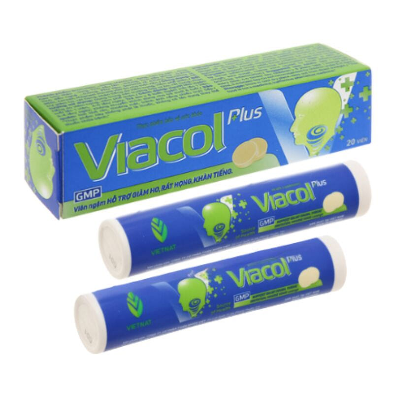 Herbal Lozenges Viacol Plus (Pack Of 2) 20 개입