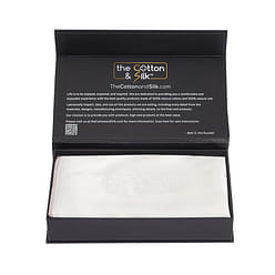 TheCoton&Silk  22姆米桑蚕丝枕套, Cream + Pink, King Size 0.5 磅