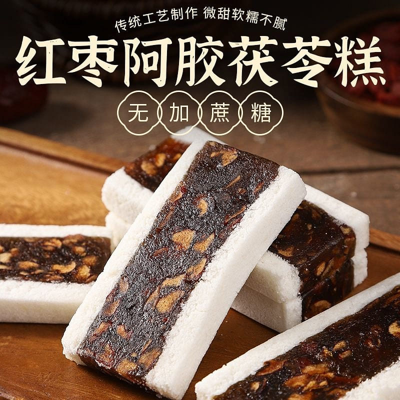 Poria cocos ass hide glue jujube cake 1 bag 240 g