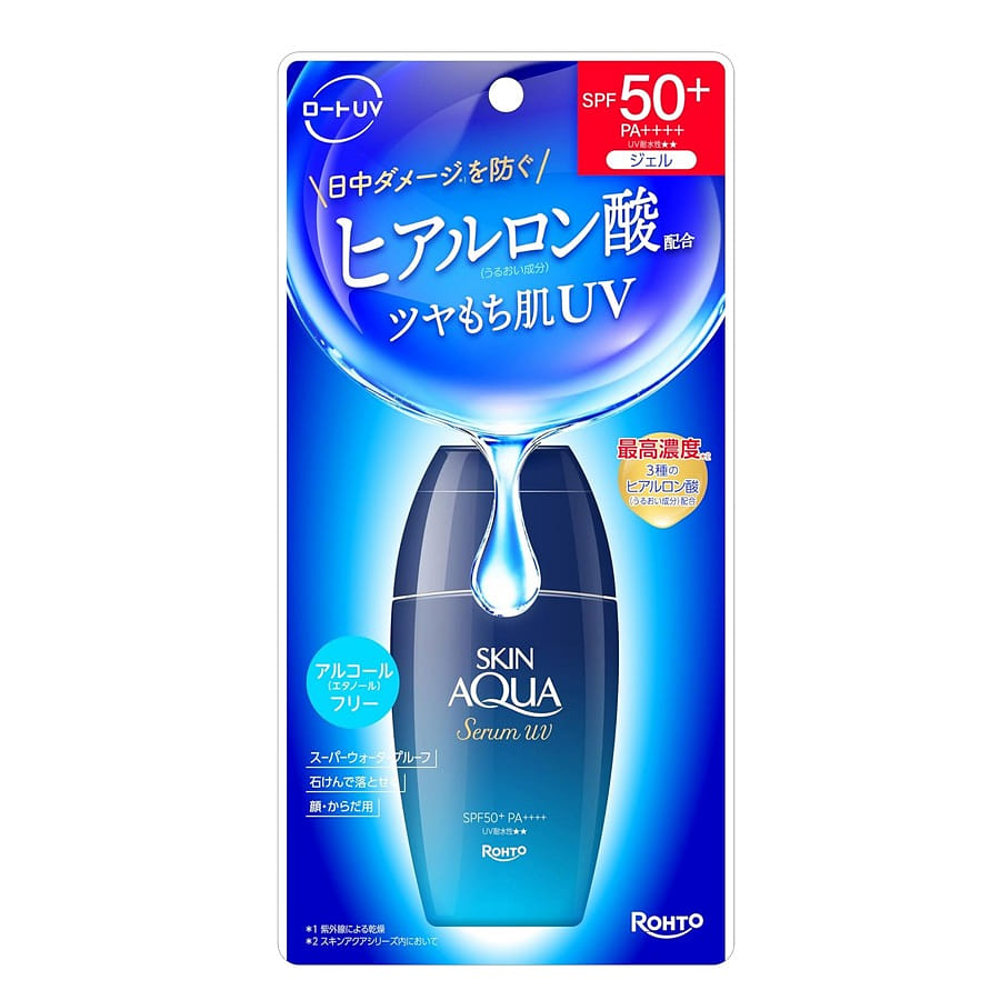 ROHTO SKIN AQUA Hyaluronic Serum UV Sunscreen Gel 70 그램
