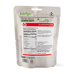 CJ Bibigo Original Seaweed Crisps with Brown Rice 20 g