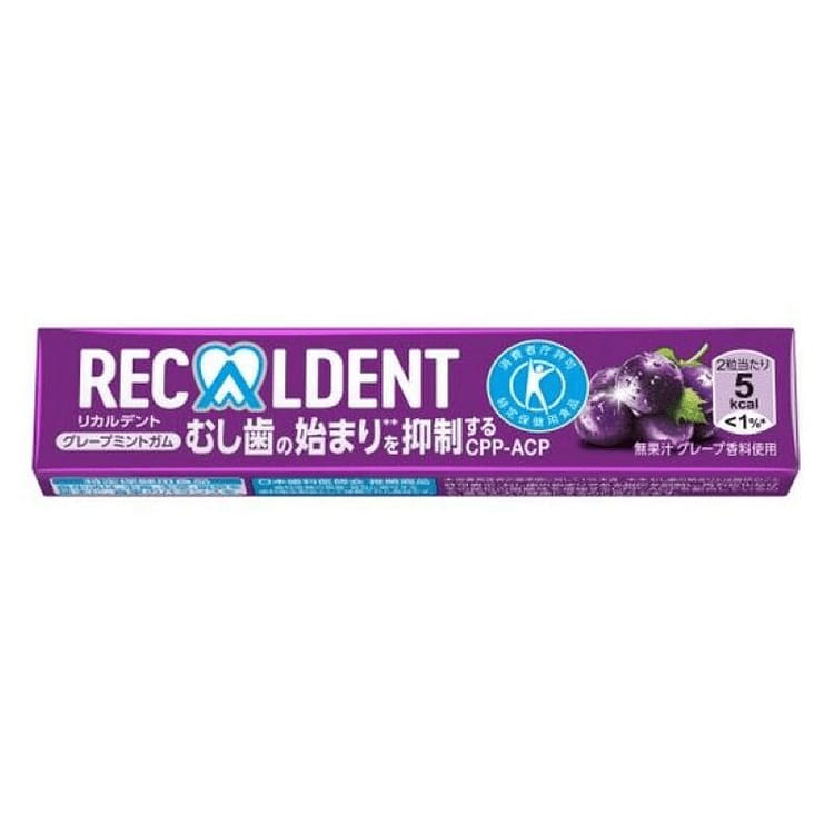 Get Mondelez Japan Recaldent Grapemint Gum 14pc Delivered | Weee