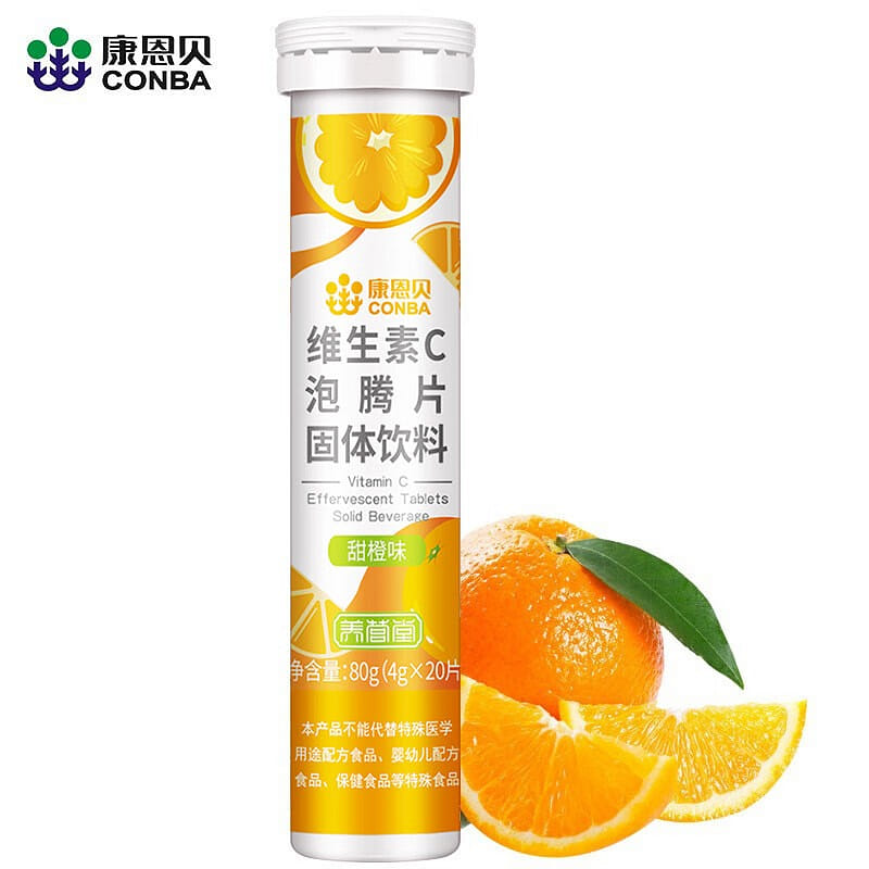CONBA vitamin c effervescent tablets 80 그램