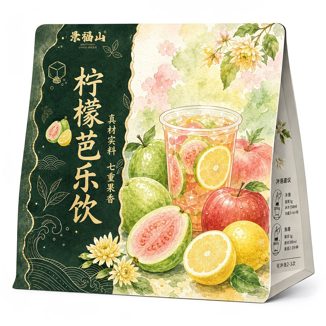 景福山 檸檬芭樂花果茶150克/袋 150 克
