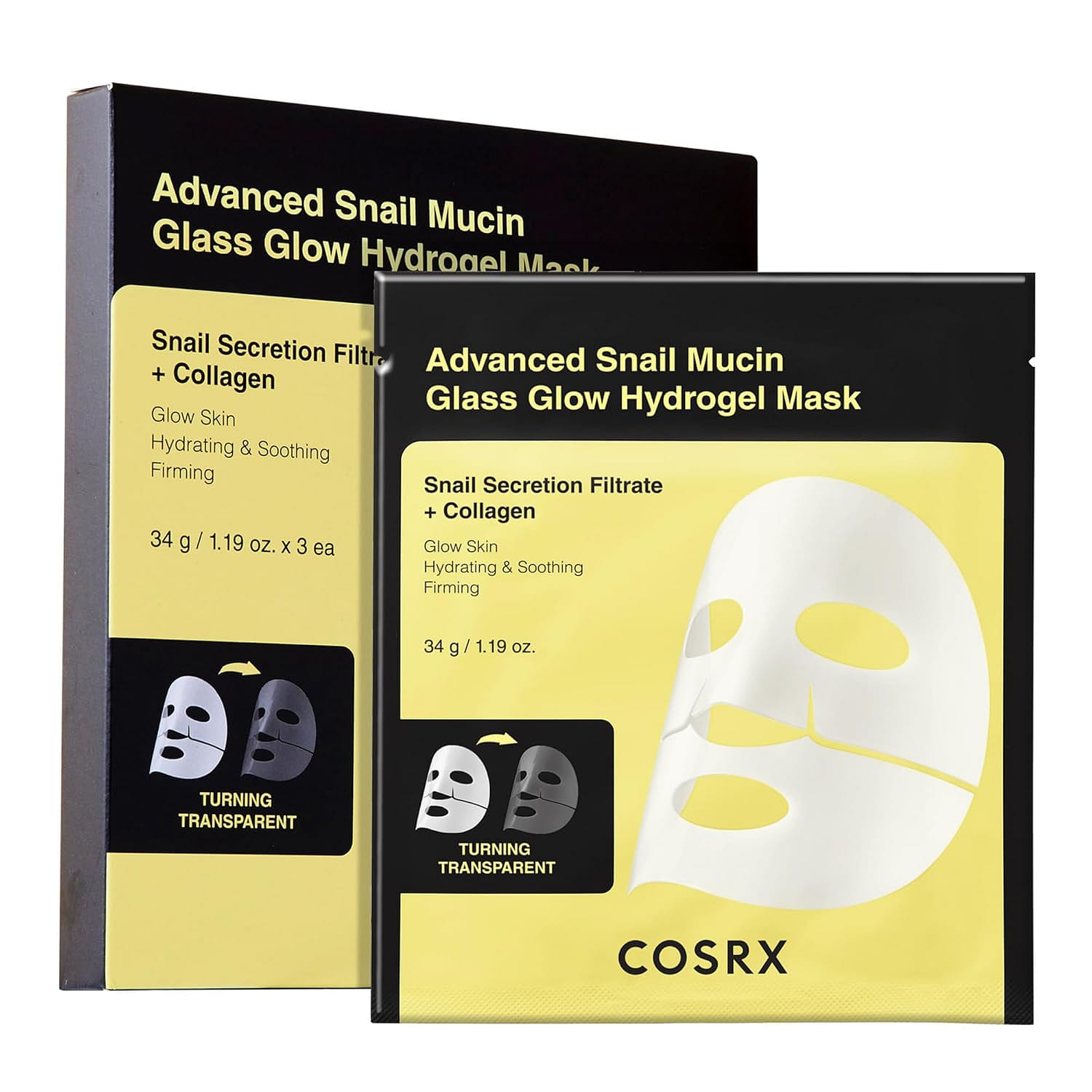Cosrx Advanced Snail Mucin Glass Glow Mask 1 each