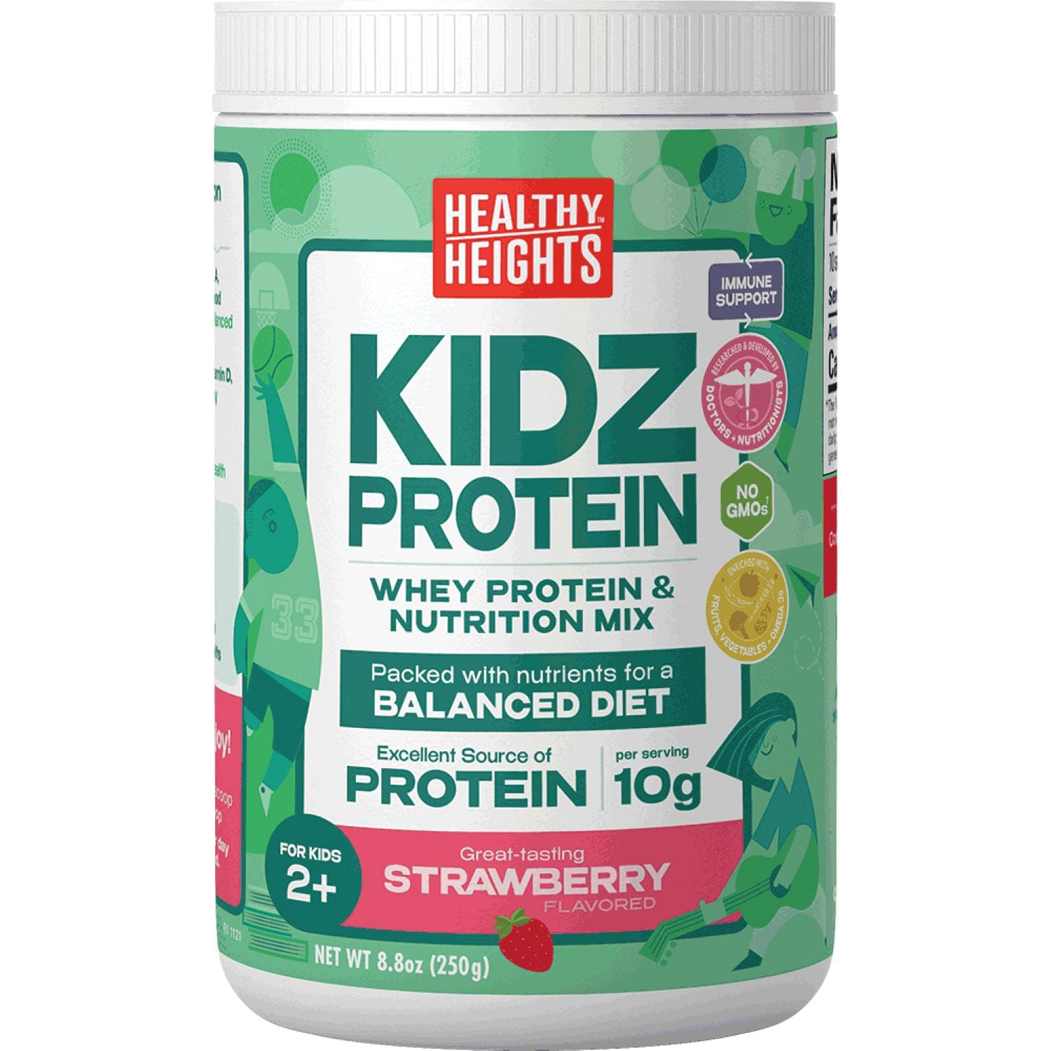 Healthy Heights, 10g Protein Strawberry 250 그램