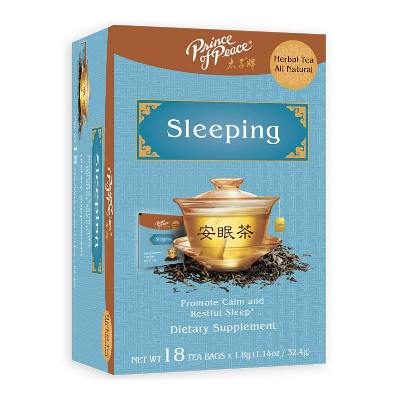 Prince of Peace Sleeping Tea, 18 tea bags 1 กล่อง