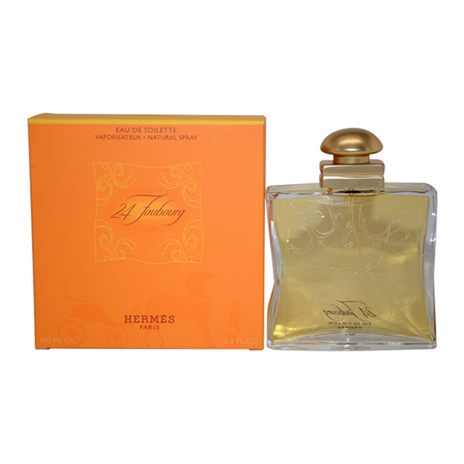 에르메스 24 포부르 여성용 향수 - 3.4oz (100ml) 오 드 투알렛 스프레이 3.4 온스