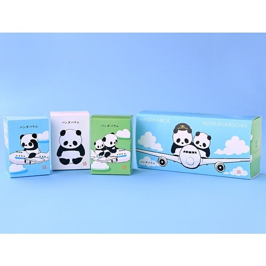 Katanukiya Airport-Exclusive Panda Baumkuchen 3pcs 1 each