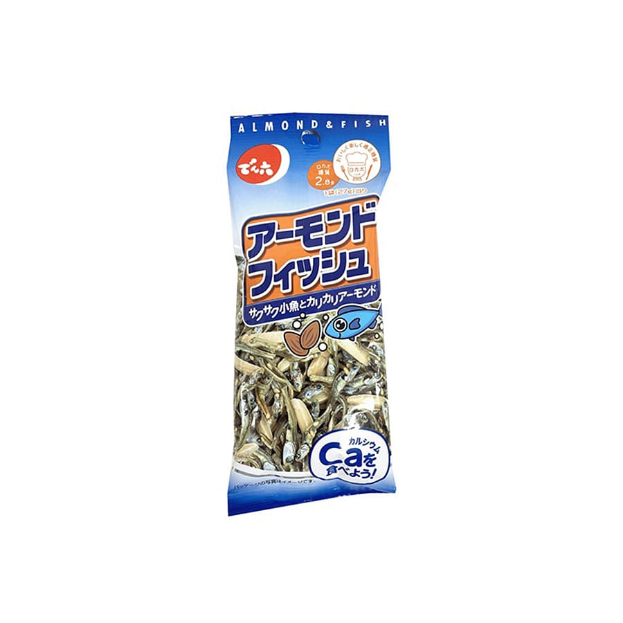 DENROKU JAPAN Small Dried Fish Almond Gustatory 20 그램