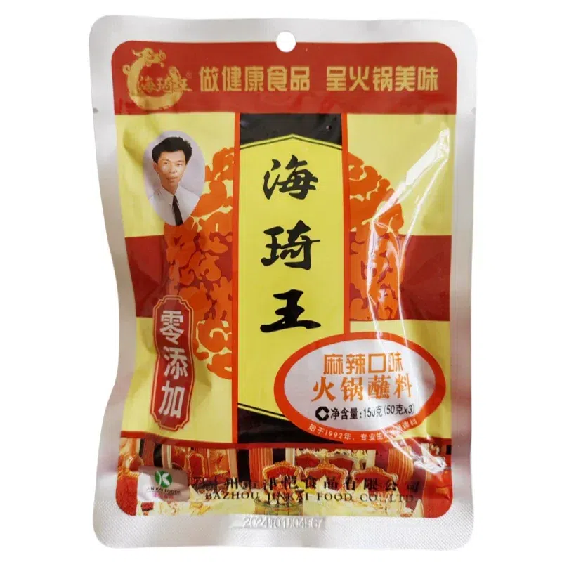 海琦王火鍋蘸料麻辣味150g火鍋調料 150 克