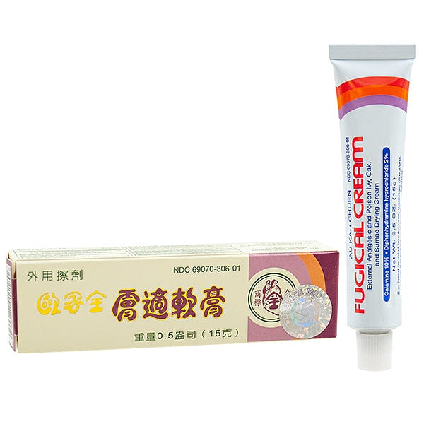 AU KAH CHUEN FUGICAL CREAM (0.5 oz.) (15g) 0.5 オンス