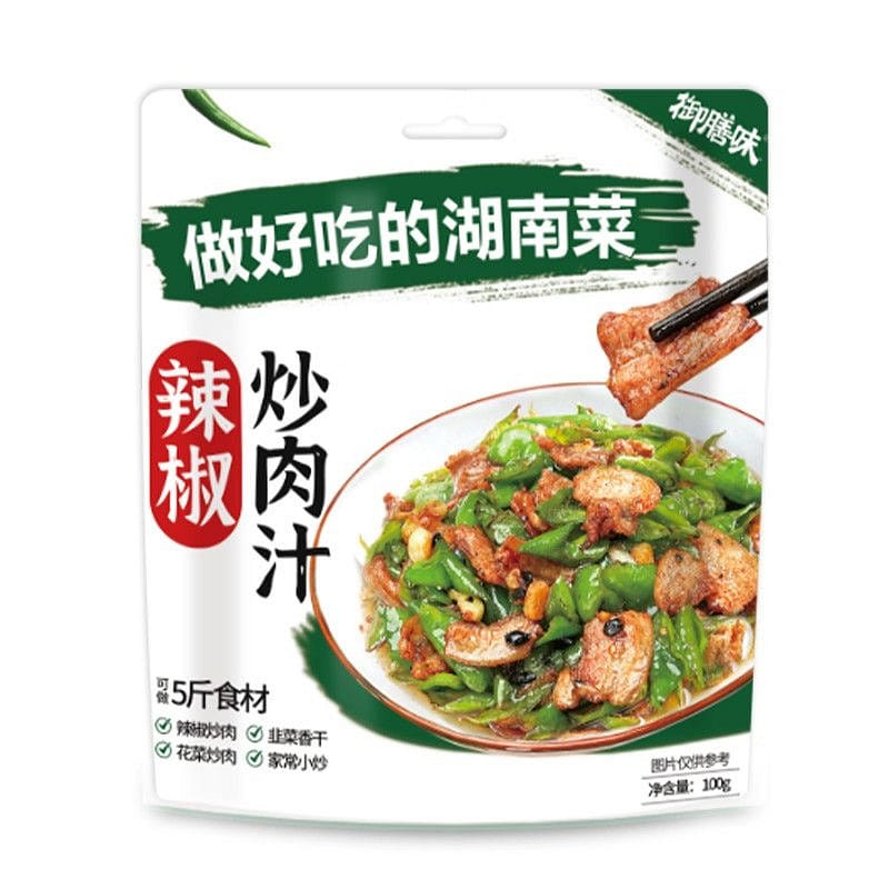 辣椒炒肉醬料家用正宗湘菜家常菜X大廚農家小炒醬家庭 100 克