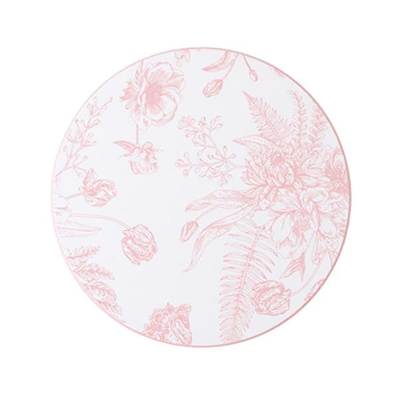 Watts Ceramic Coasters Pastel Round Pink 1 개