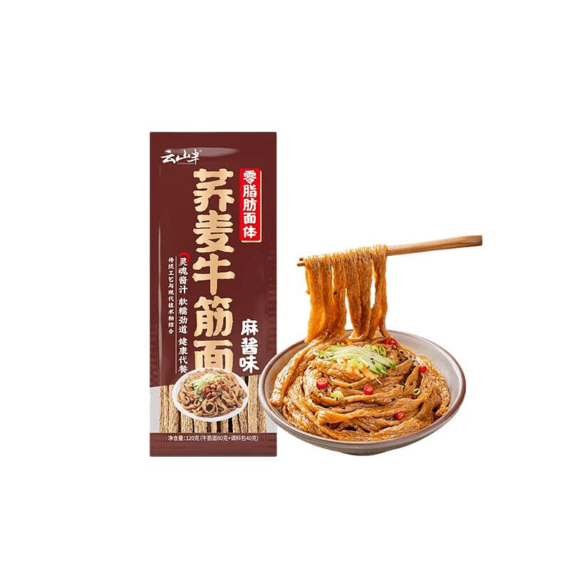 Yunshan Ban Buckwheat Beef Tendon Noodles with Ses 120 g