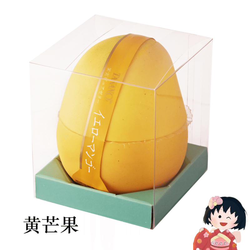 TAKANO Fruit pure Jelly yellow mango flavor 110g 1 개
