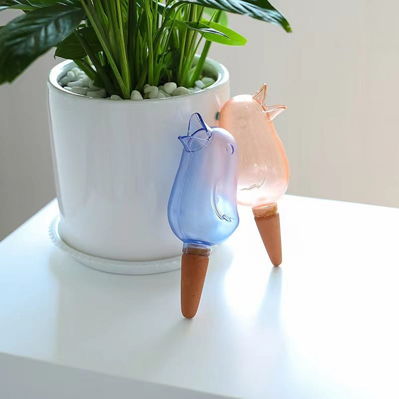 Bird Automatic Watering Device for Potted Plants Ideal for Travel and Home Use 300 그램