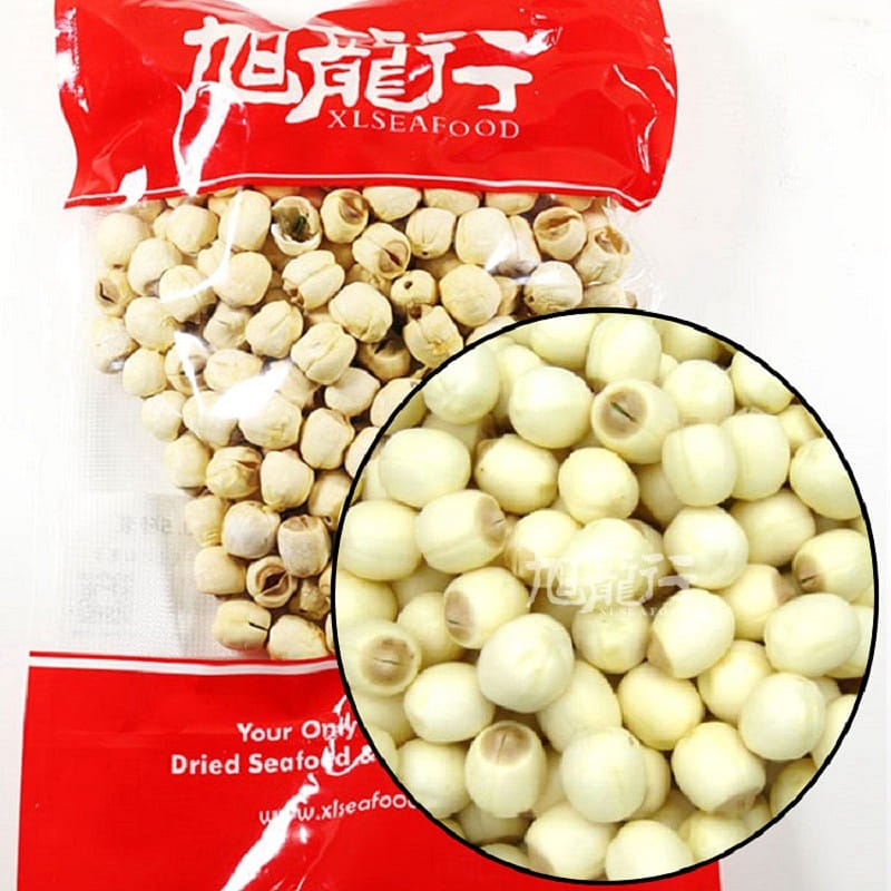 XLSEAFOOD CHINA Grade Premium Nature Unsulphure Lotusseed 227g 0.5lb 8 ออนซ์