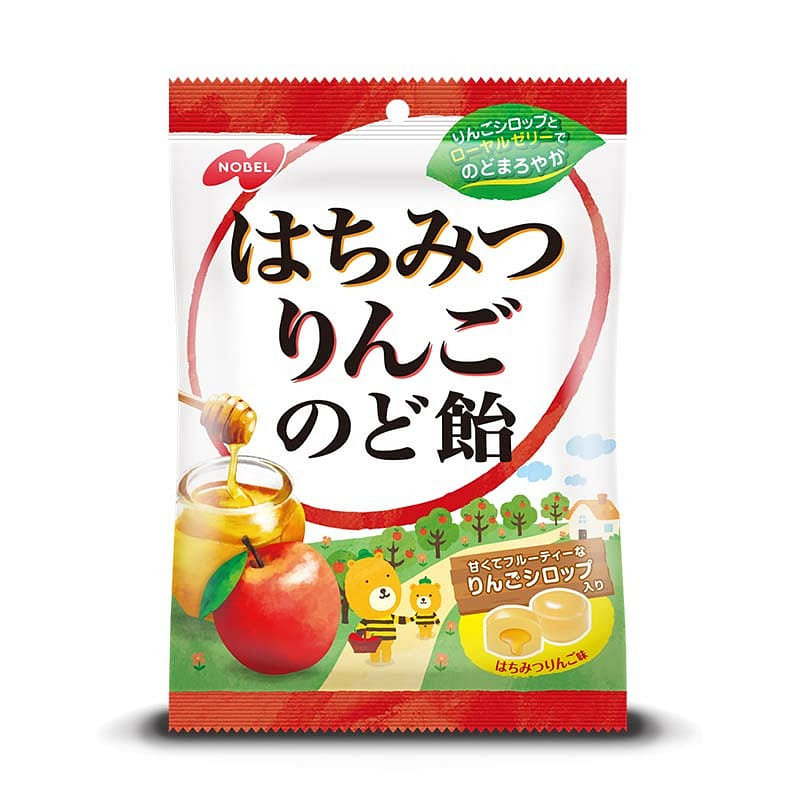 Nobel Throat Lozenges Honey Apple Flavor 110g 1 each