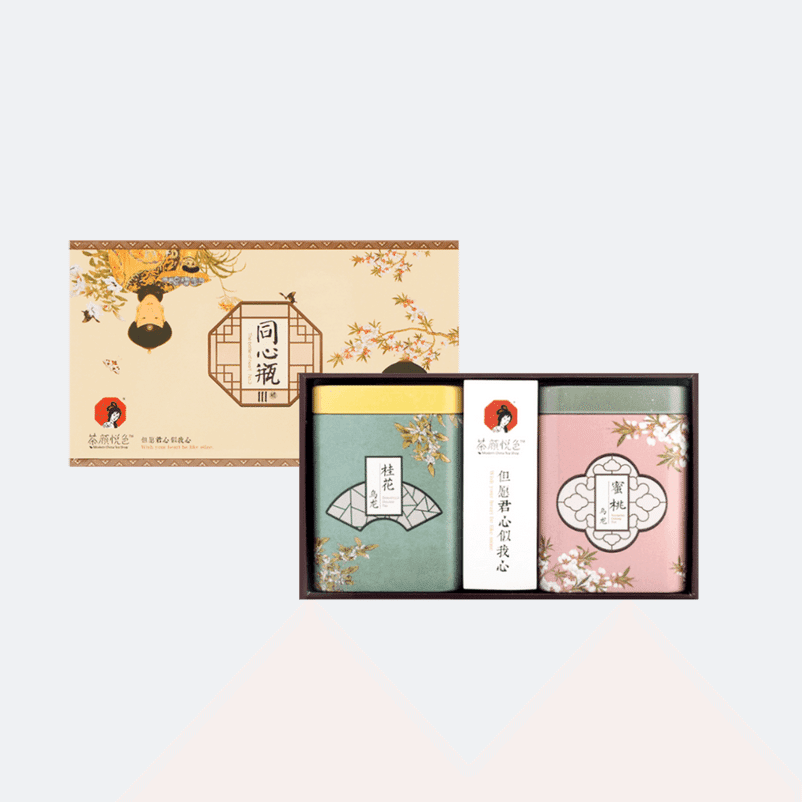 Tea Yan Yue Color cold brewed Tea Peach Oolong + osmanthus Oolong 40g 40 กรัม