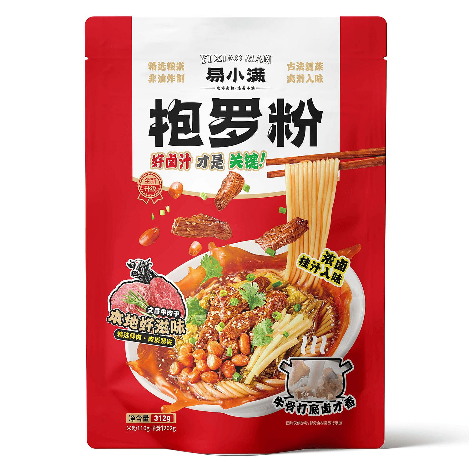 Yixiaoman Authentic Baoluo rice noodles 312g 312 g
