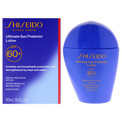 시세이도 여성용 Ultimate Sun Protector Lotion SPF 60 Plus - 1.6 oz 선크림 1.6 온스