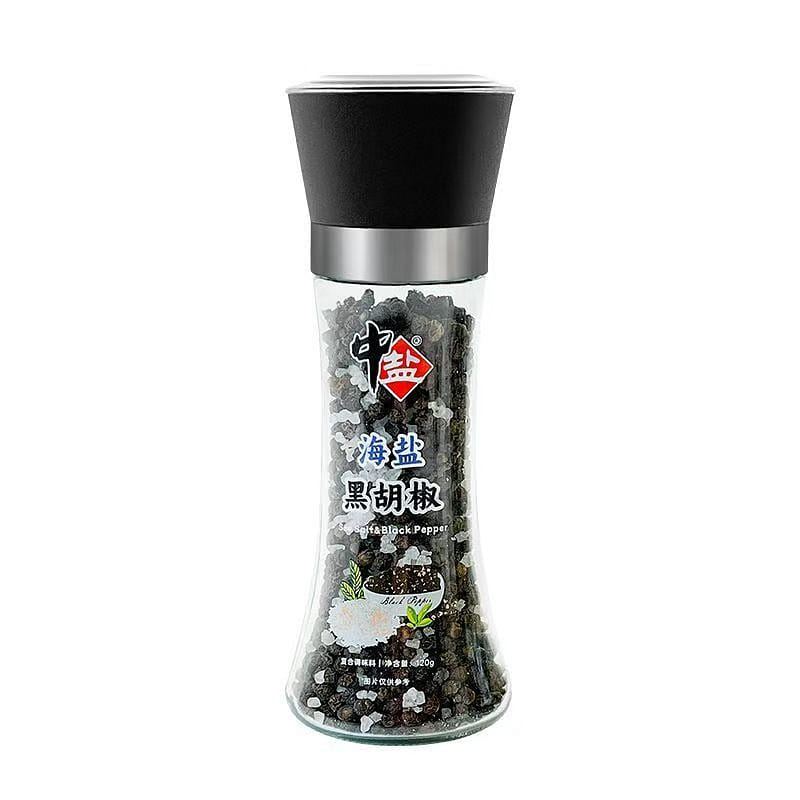 Zhongyan Sea Salt & Black Pepper, 120g 1 bottle