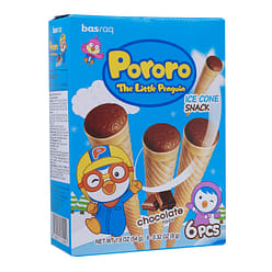 Pororo Ice Cone Snack Chocolate 1.9oz 1 each