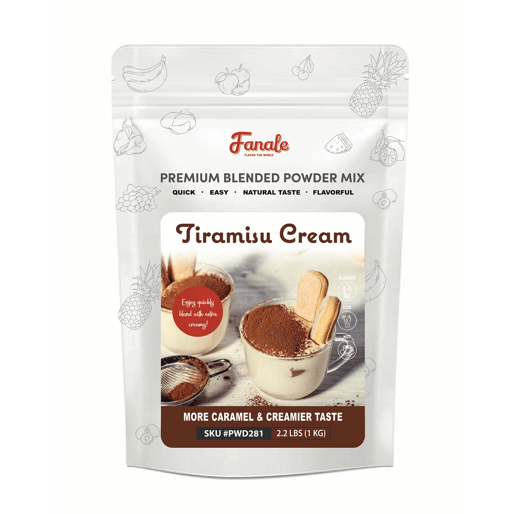 Fanale Premium Flavoring Powder for Bubble Tea Tiramisu Flavor 2.2 파운드