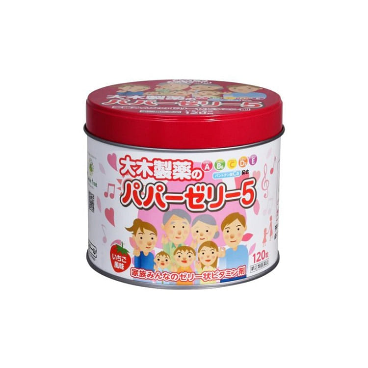 Okiyaku Papa Jelly 5 Vitamins 120 tablets 1 ส่วน