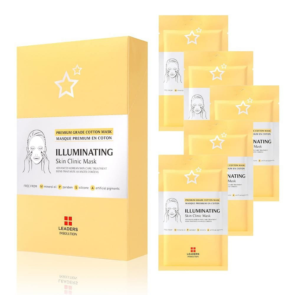 Leaders Illuminating Skin Clinic Mask (5 Sheets) 5 pack