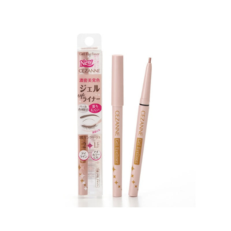 Cezanne Gel Eyeliner 50 Pink Beige 0.1g 1 ส่วน