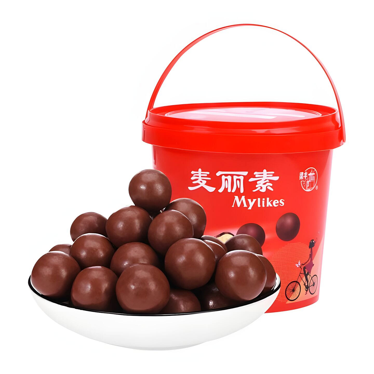 梁丰 麦丽素巧克力豆桶装 120 克