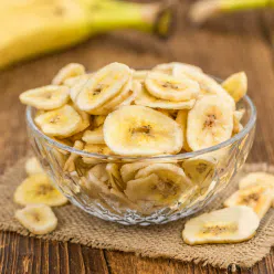 Banana slices, dried banana chips, bagged dried fruits, preserves, bulk dried plantains, snacks, snacks, 250g*1 250 g