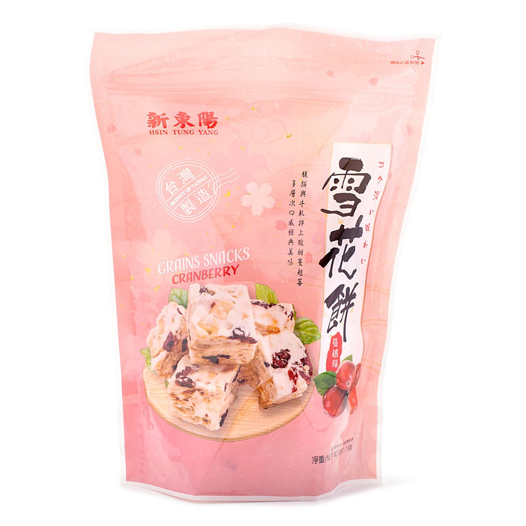 新东阳 雪花饼 蔓越莓味 180 克