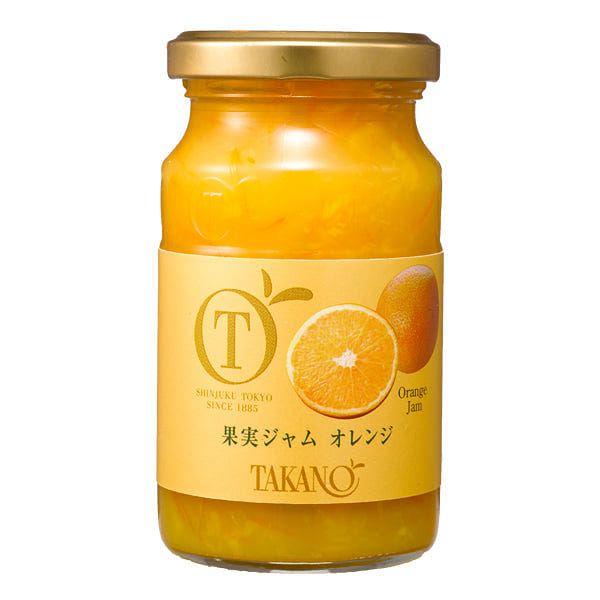Shinjuku Takano Fruit Jam Orange 150g 1 bottle