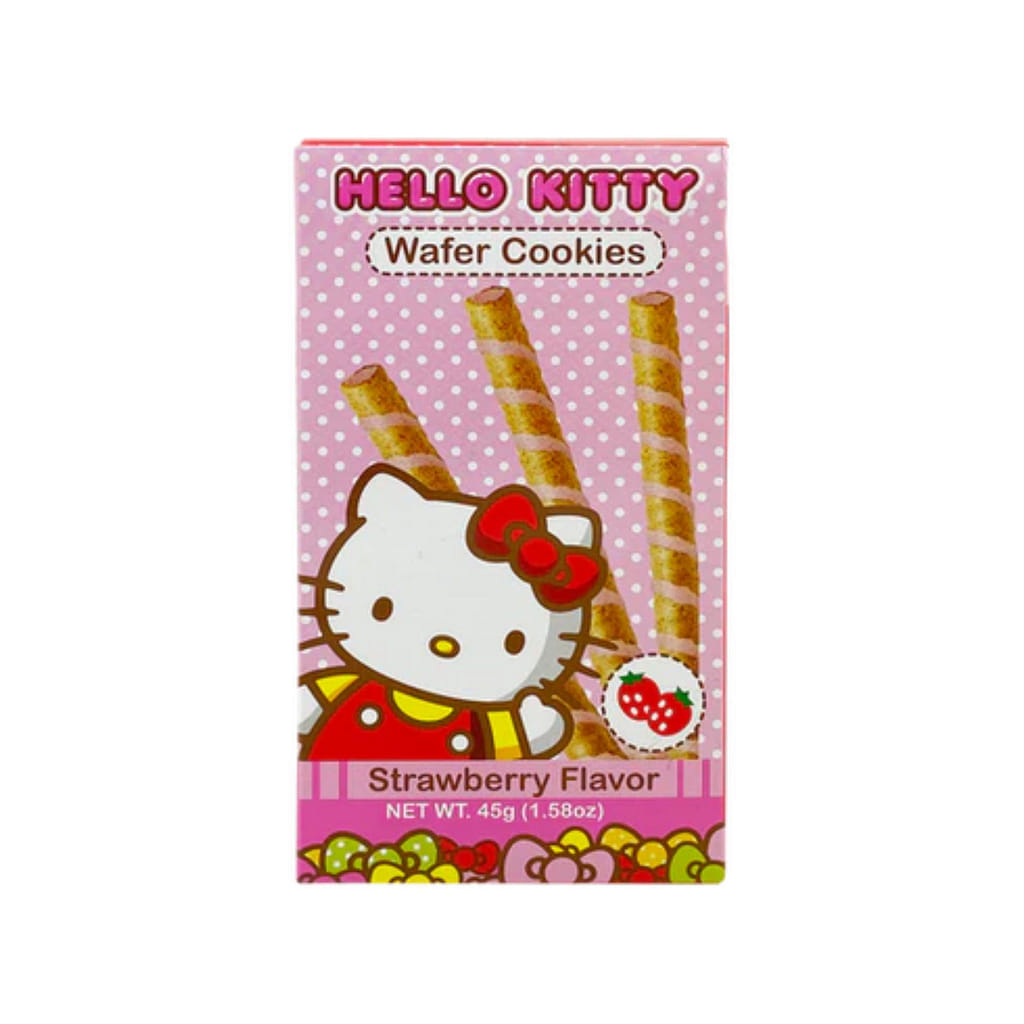 Hello Kitty Wafer Cookies Strawberry Flavor (Taiwan) - Weee!