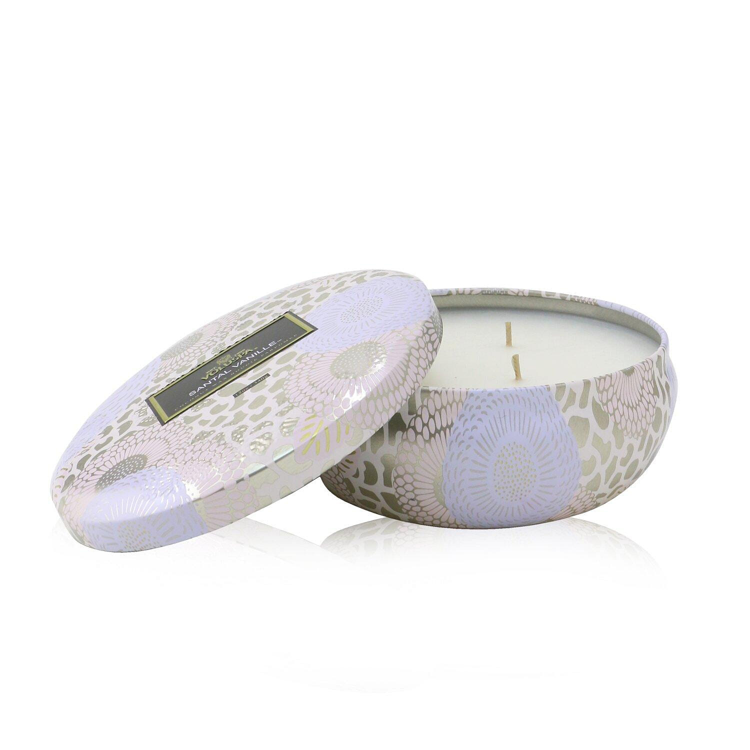 Voluspa Wick Decorative Tin Candle - Santal Vanille 340g/12oz 340 グラム