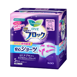 Laurier Super Absorbent Nighttime Pants M,L 5pcs 1 개