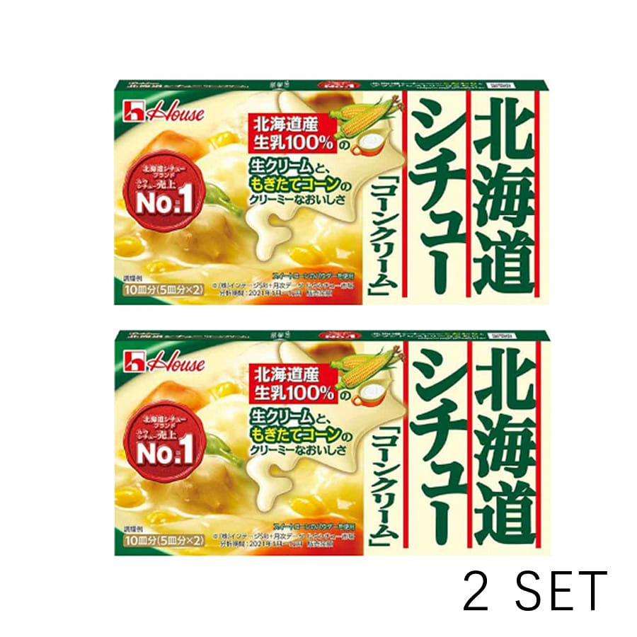 하우스 홋카이도 스튜 콘크림 180g*2 2 count