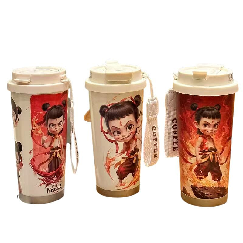 Nezha Rebellious Kid Insulated Tumbler Lid 500ml 1 อัน