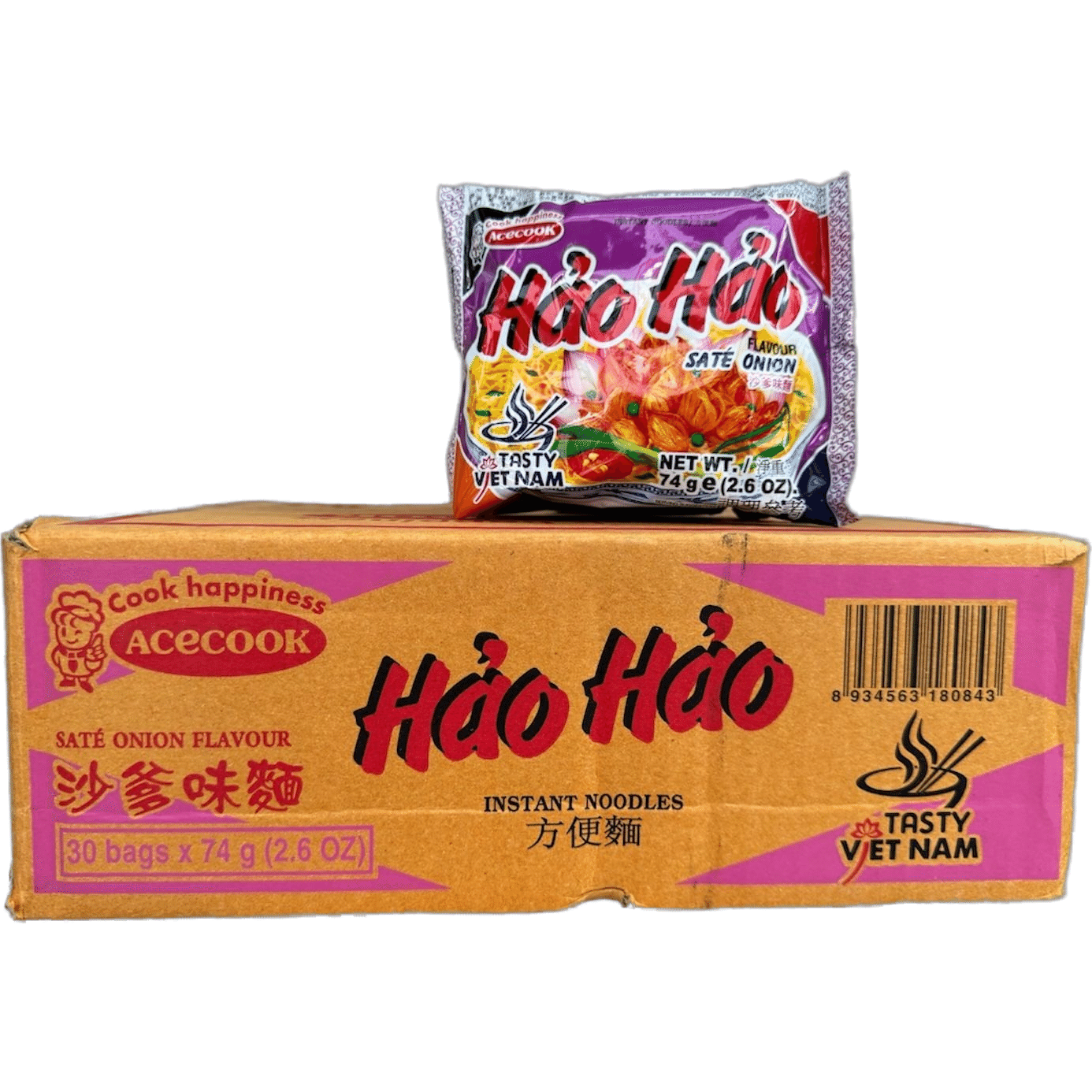 [ACECOOK] Mì Tôm Hảo Hảo Vị Sa Tế Hành - 30 Gói 1 phần