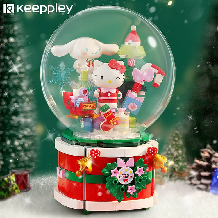 Get Sanrio Christmas Music Box Hello Kitty Cinnamoroll Blocks