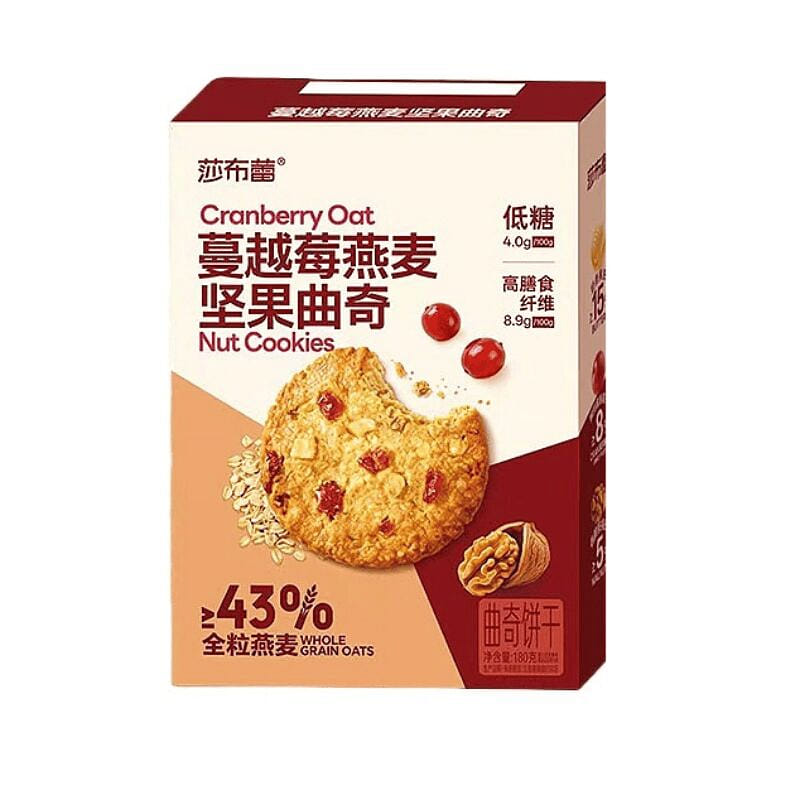 莎布蕾 크랜베리넛버터쿠키 180g*1 180 그램