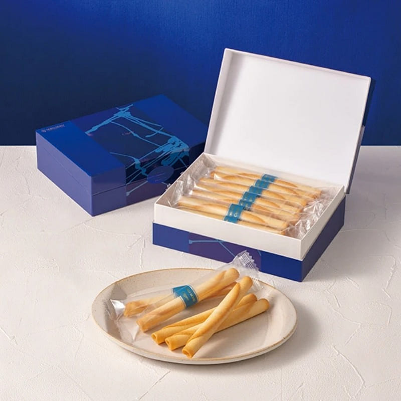 YOKU MOKU Handmade Butter Cookies Egg Rolls 14pcs 1 케이스