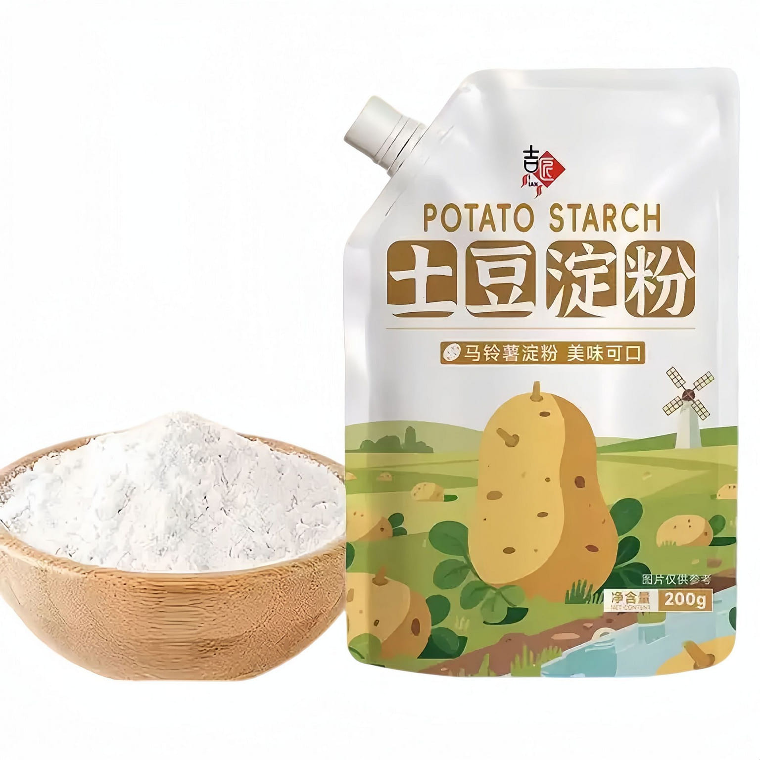 Jixiang Potato Starch 200g*1 bag Homemade Potato S 200 g