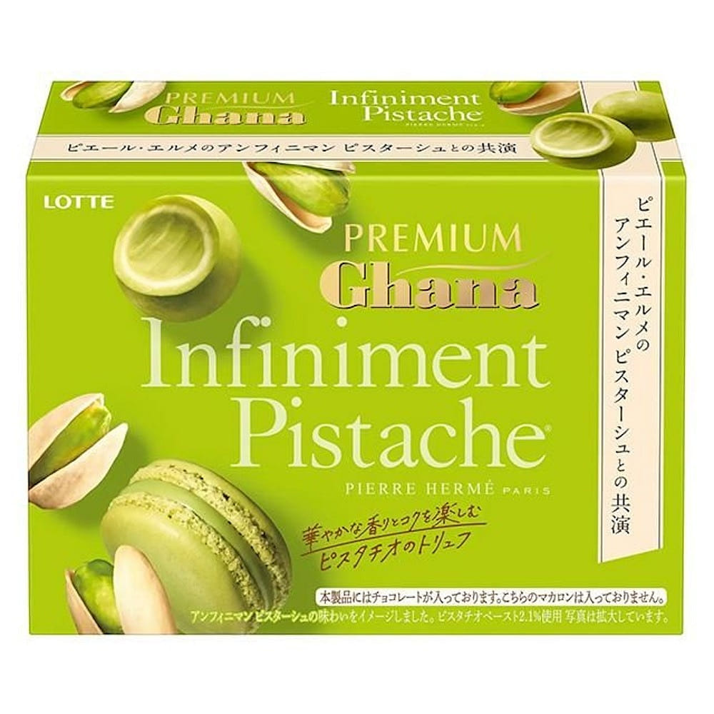 LOTTE PREMIUM Ghana Pistachio TruffleChocolate 49g 1 box